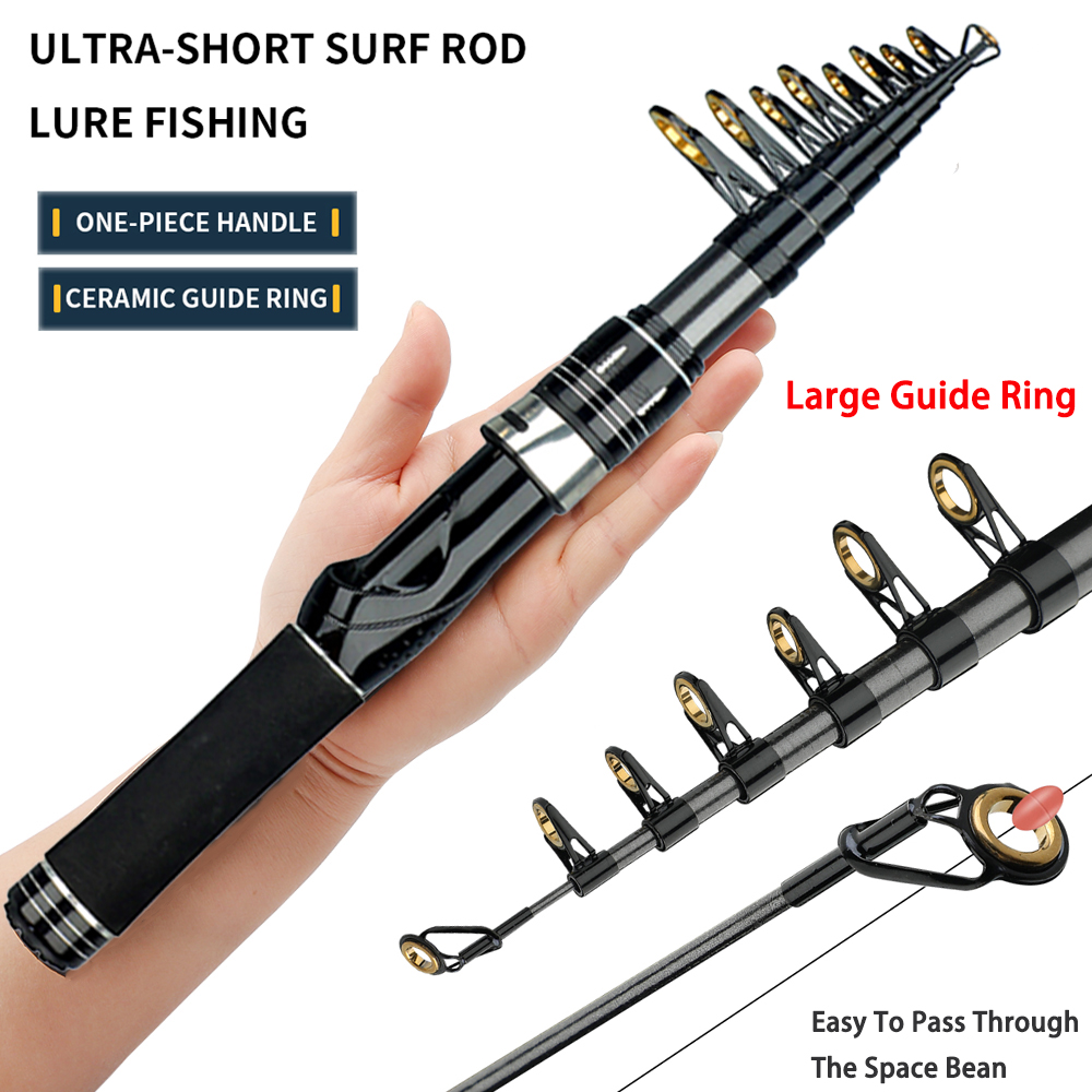 Sea Fishing Equipment Uk - تلسكوبي إغراء الصيد رود 1.5 متر-2.4