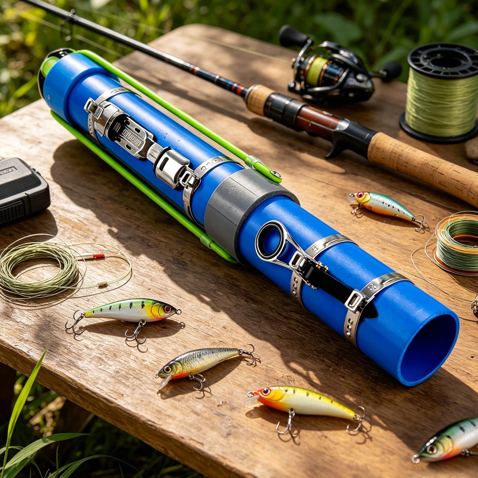 Fishing Equipment Bait - قضيب صيد بكرة دوارة لقذف الطعم