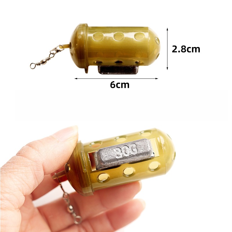 Fishing Equipment Bait - 6 قطع مجموعة مغذيات طعم لصيد