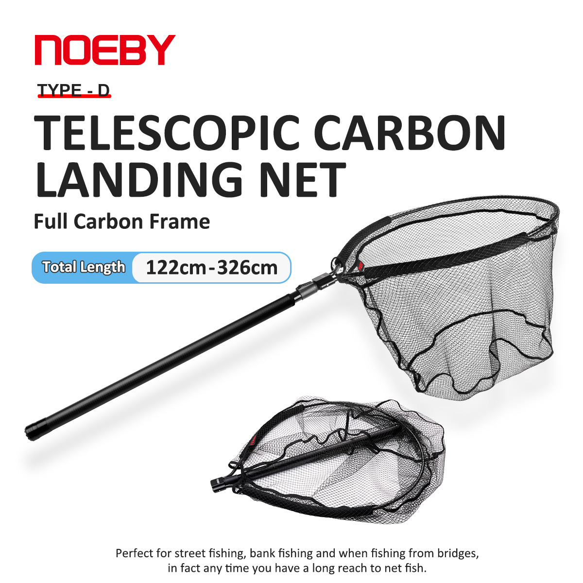 شبكة صيد تلسكوبية من نوبي بإطا - مراجعة Landing Net Telescopic وسعره