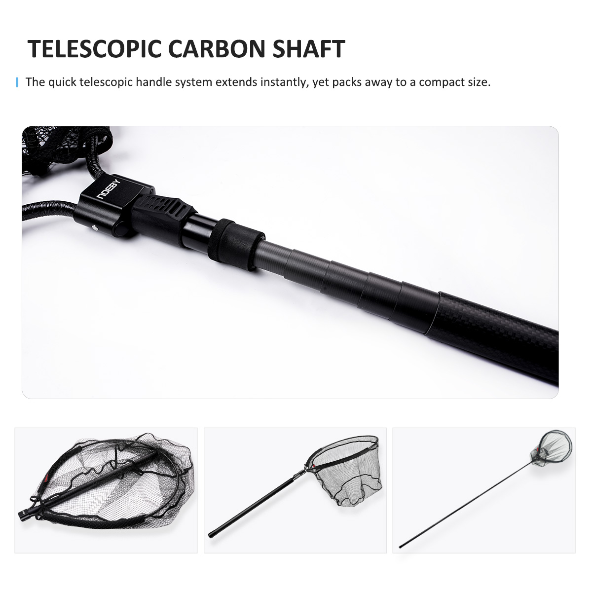 شبكة صيد تلسكوبية من نوبي بإطا - مراجعة Landing Net Telescopic وسعره