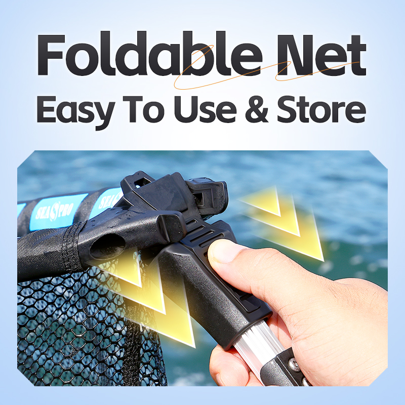 شبكة صيد قابلة للطي ومحمولة من - مراجعة Landing Net Telescopic وسعره