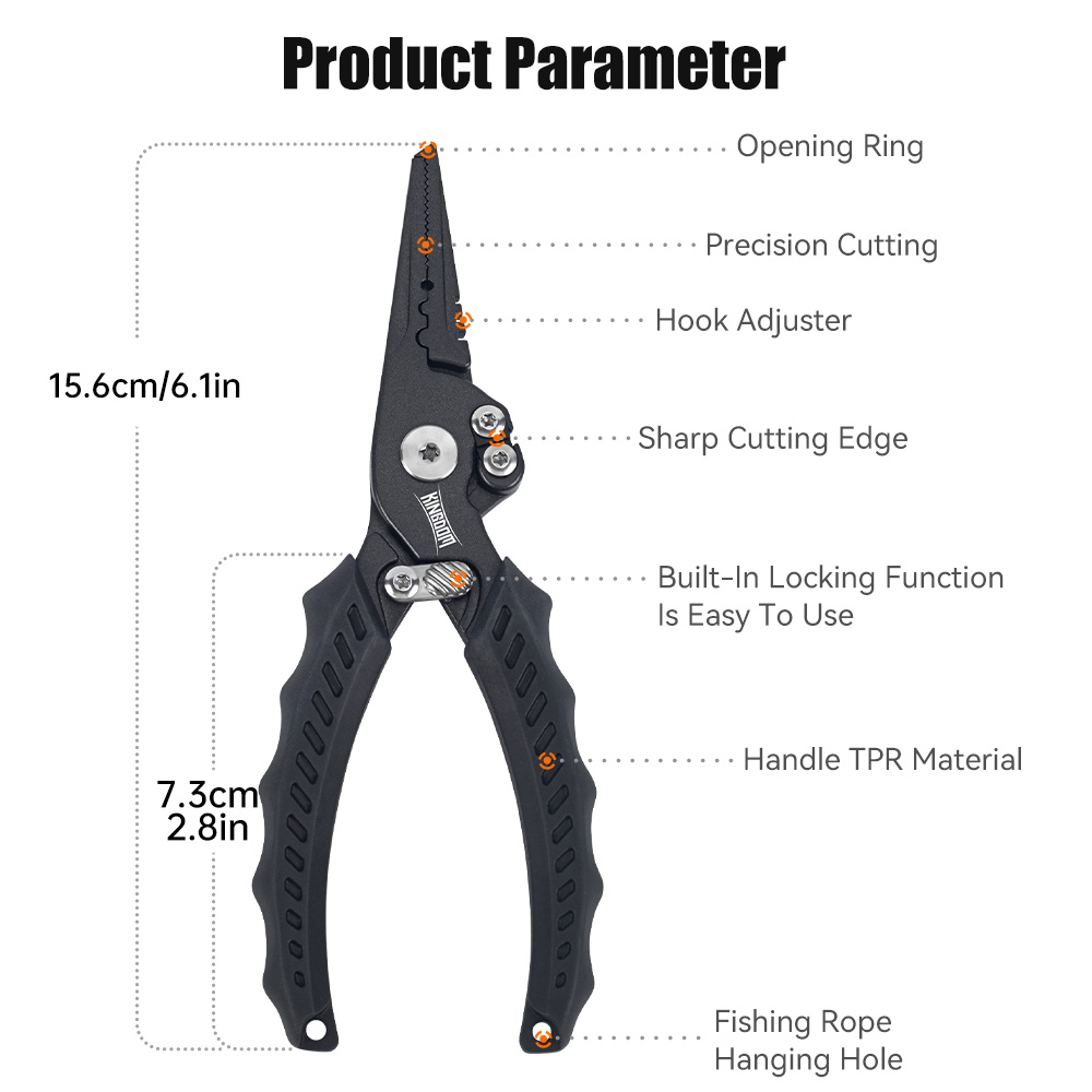 المملكة كماشة الصيد متعددة الو - مراجعة Fishing Equipment Parts وسعره