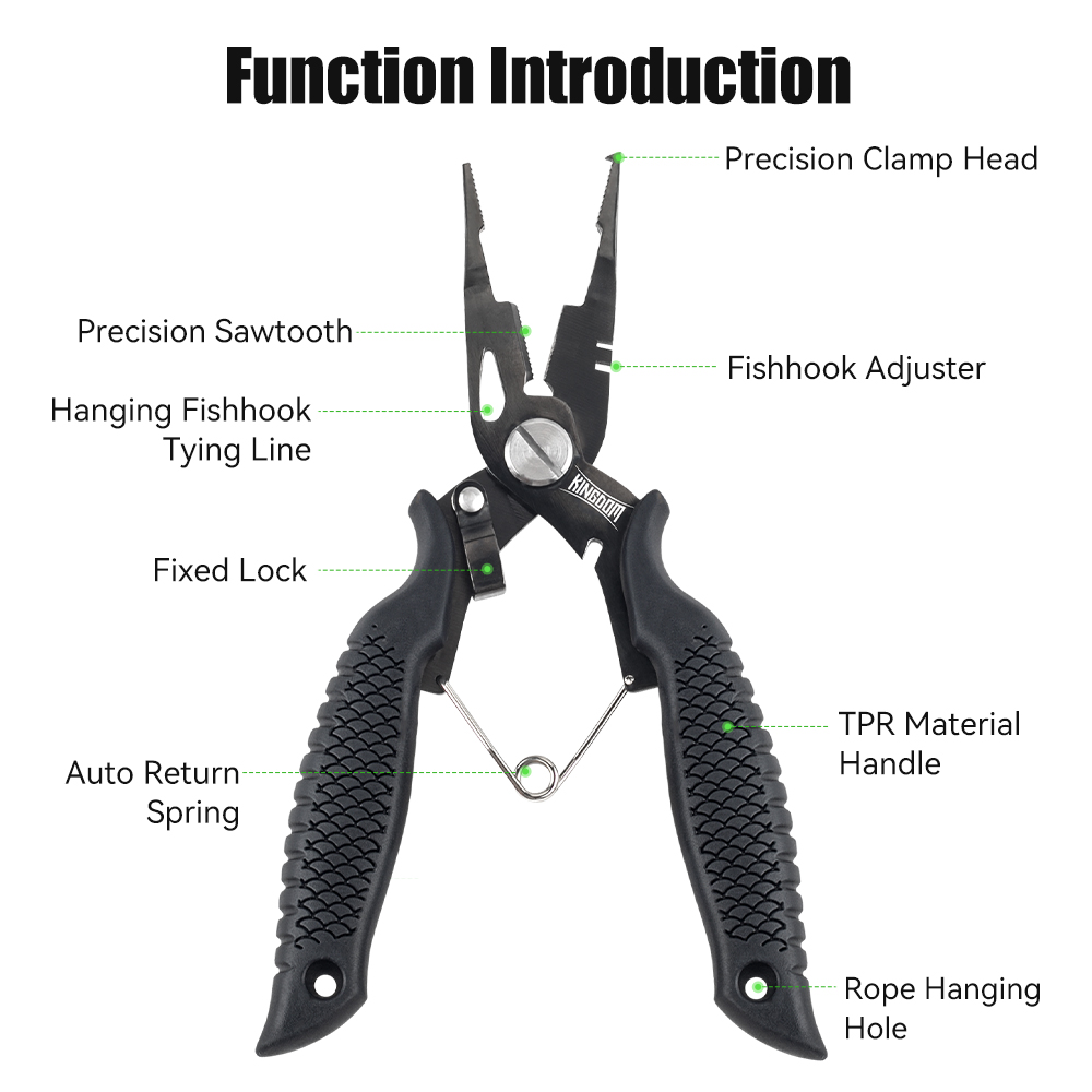 المملكة كماشة الصيد متعددة الو - مراجعة Fishing Equipment Parts وسعره