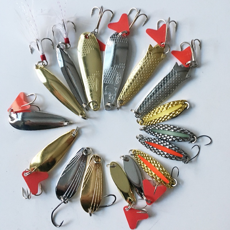 طقم طُعم صيد السمك 16 قطعة، طُ - مراجعة Fishing Equipment Bait وسعره
