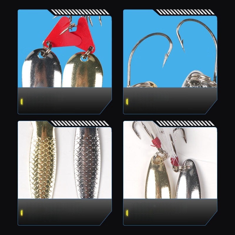 طقم طُعم صيد السمك 16 قطعة، طُ - مراجعة Fishing Equipment Bait وسعره