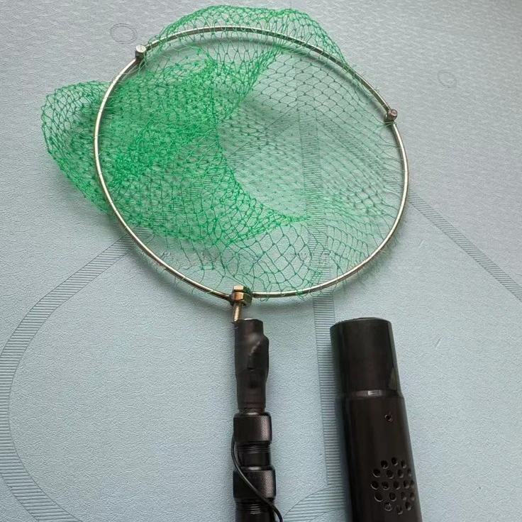 شبكة صيد كهربائية قابلة للطي و - مراجعة Landing Net Telescopic وسعره