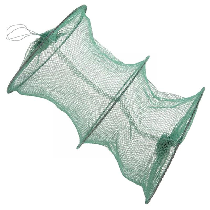 للطي جولة النايلون شبكة الإطار - مراجعة Landing Net Telescopic وسعره