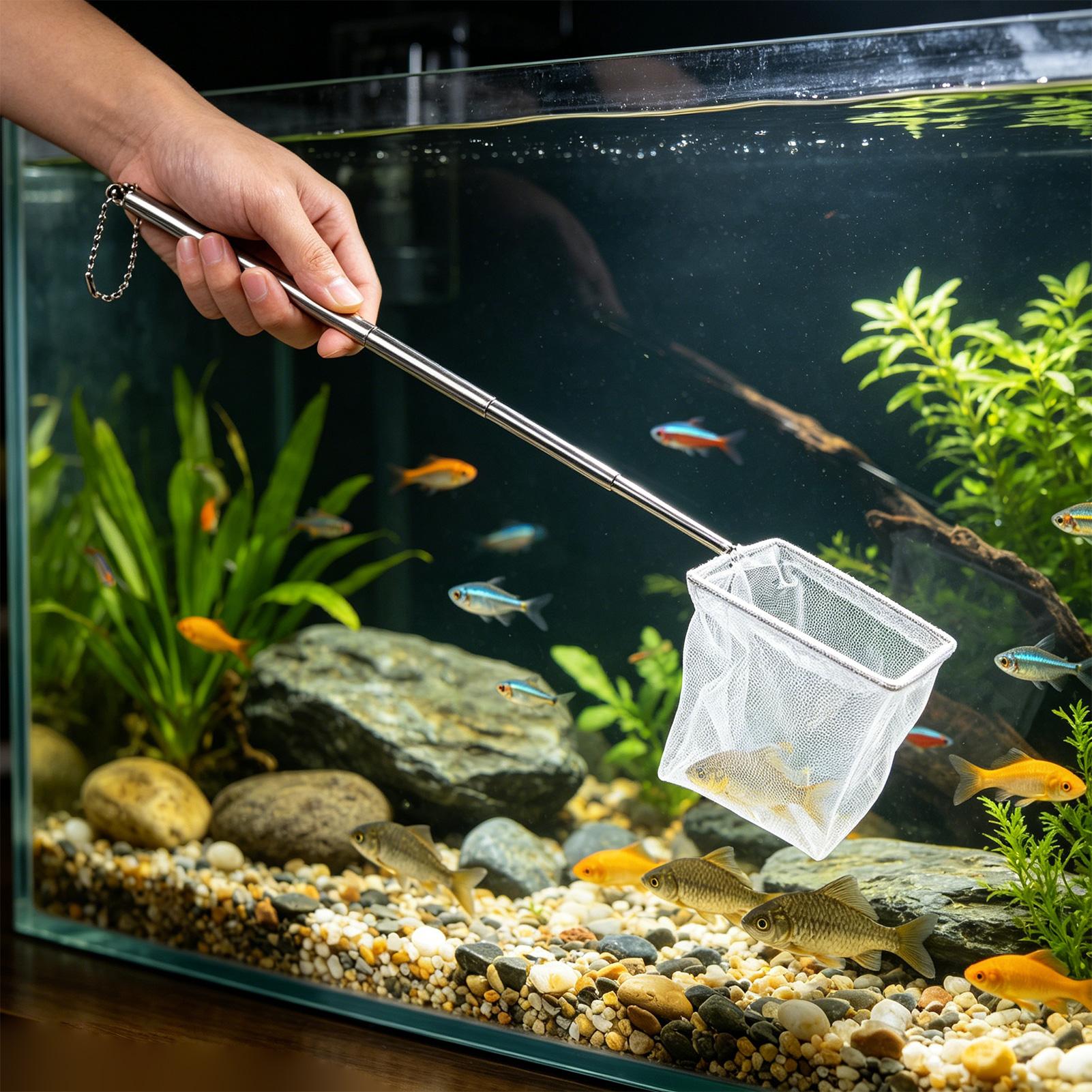 طقم من قطعتين: شبكة صيد سمك صغ - مراجعة Landing Net Telescopic وسعره