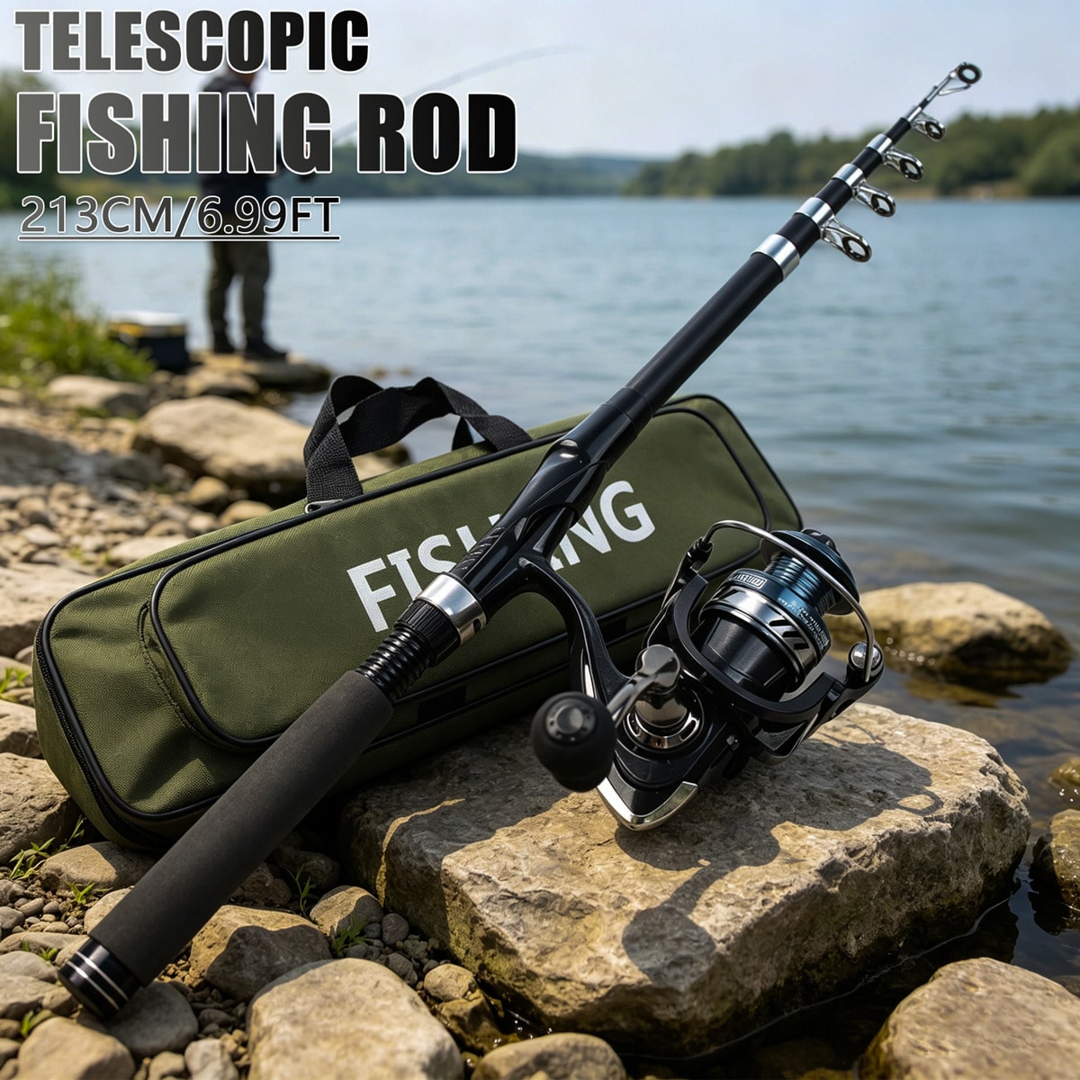 طقم صيد تلسكوبي من 86 قطعة، مج - مراجعة Fishing Equipment Online وسعره