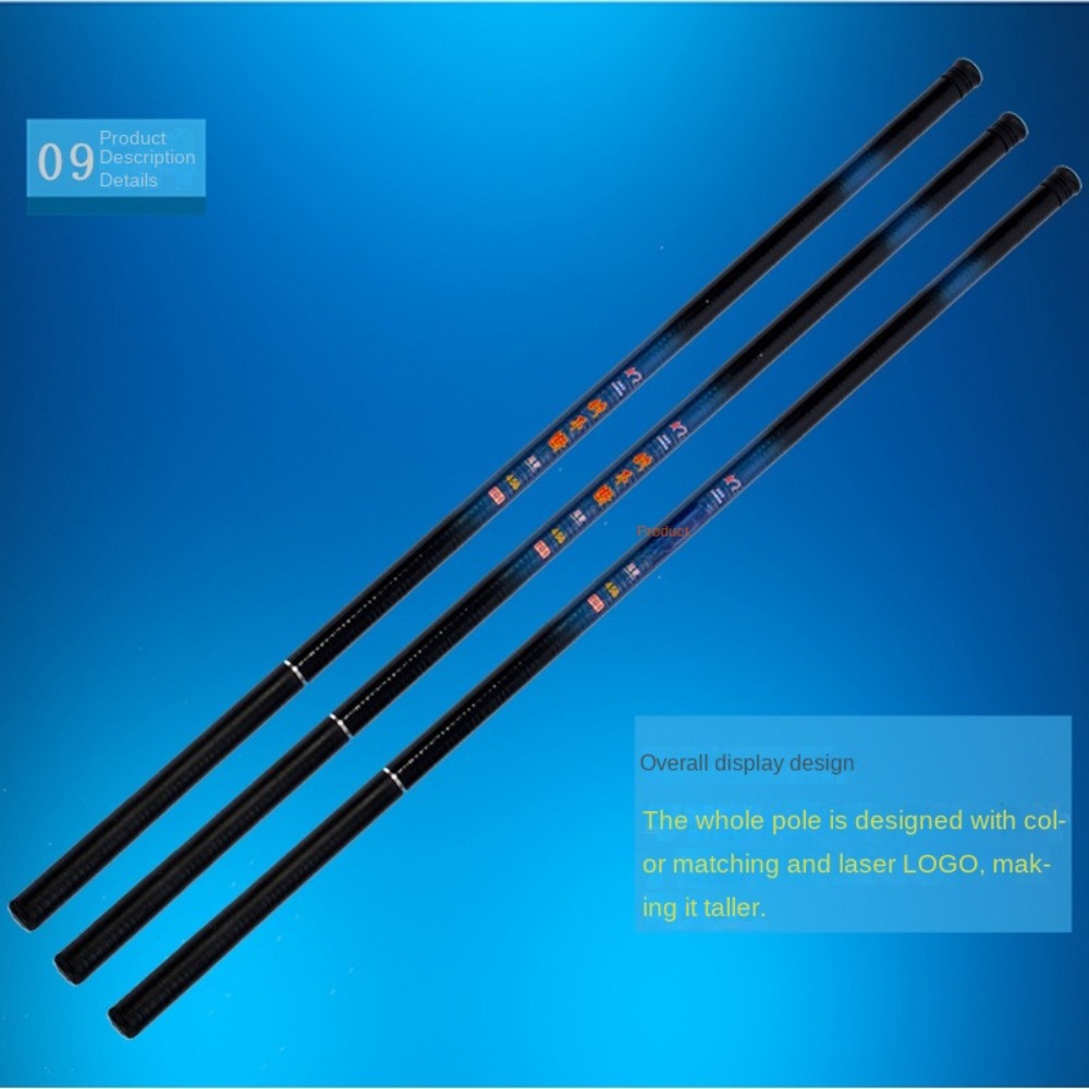 2.1 متر-7.2 متر تلسكوبي الصيد  - مراجعة Fishing Equipment Online وسعره